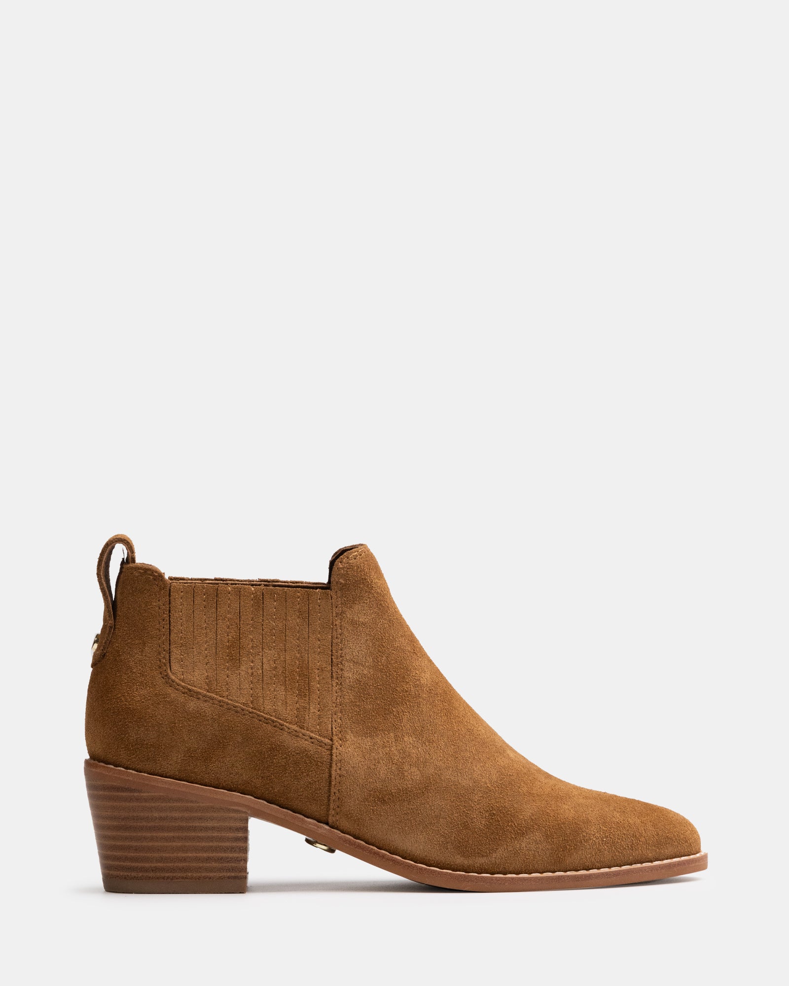 Jassie Toast Suede Leather Ankle Boot