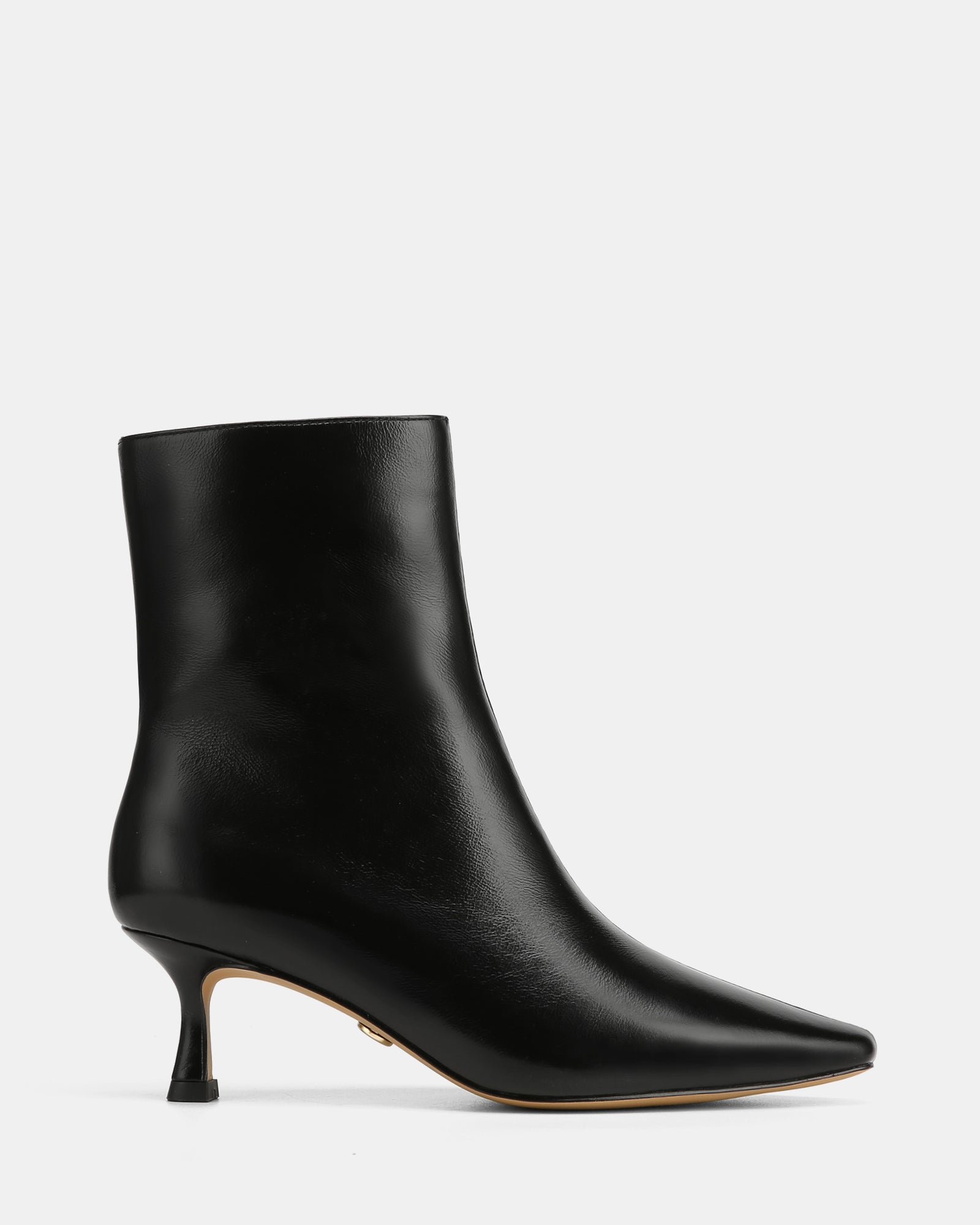 Morgan Black Patent Leather Ankle Boot