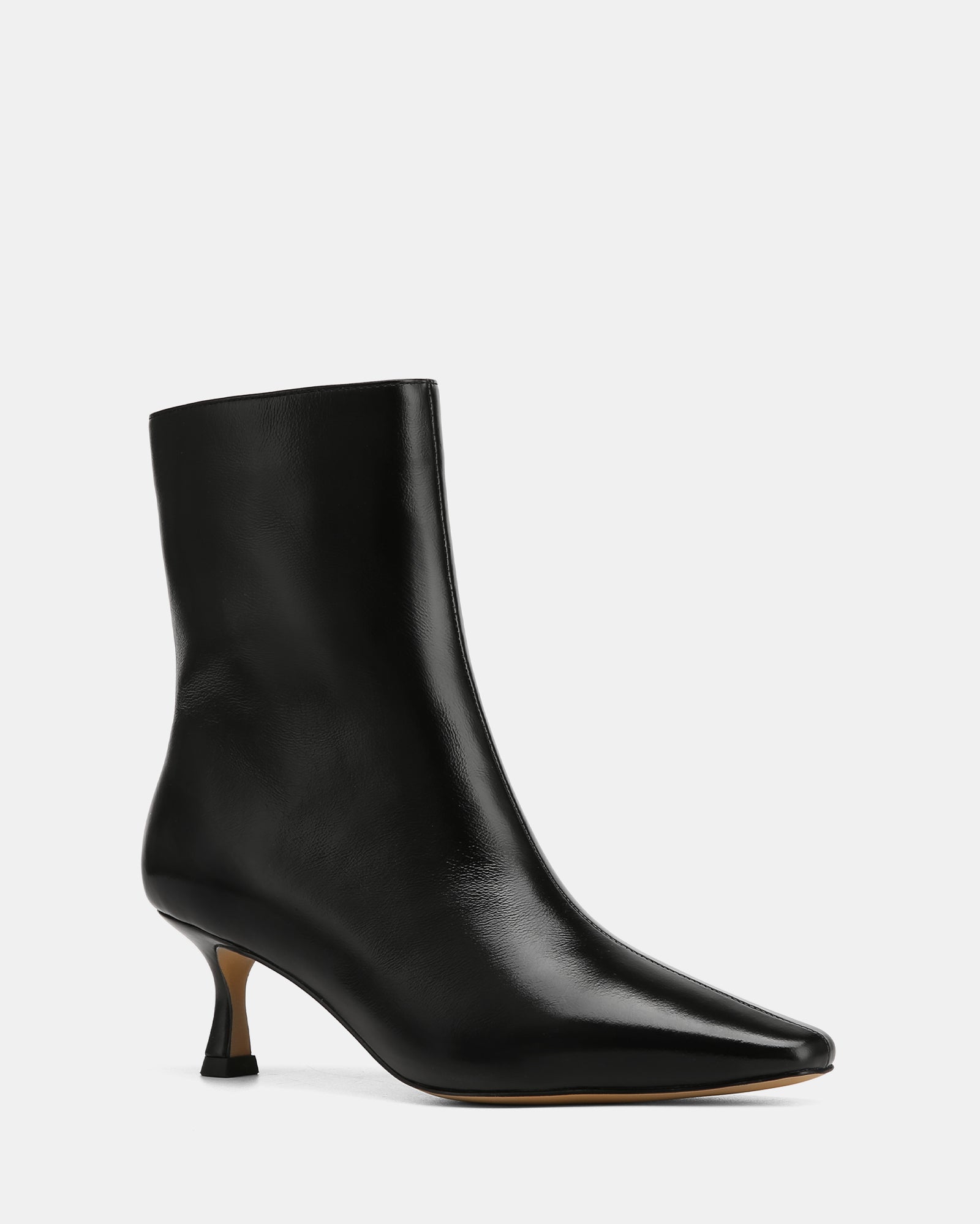 Morgan Black Patent Leather Ankle Boot