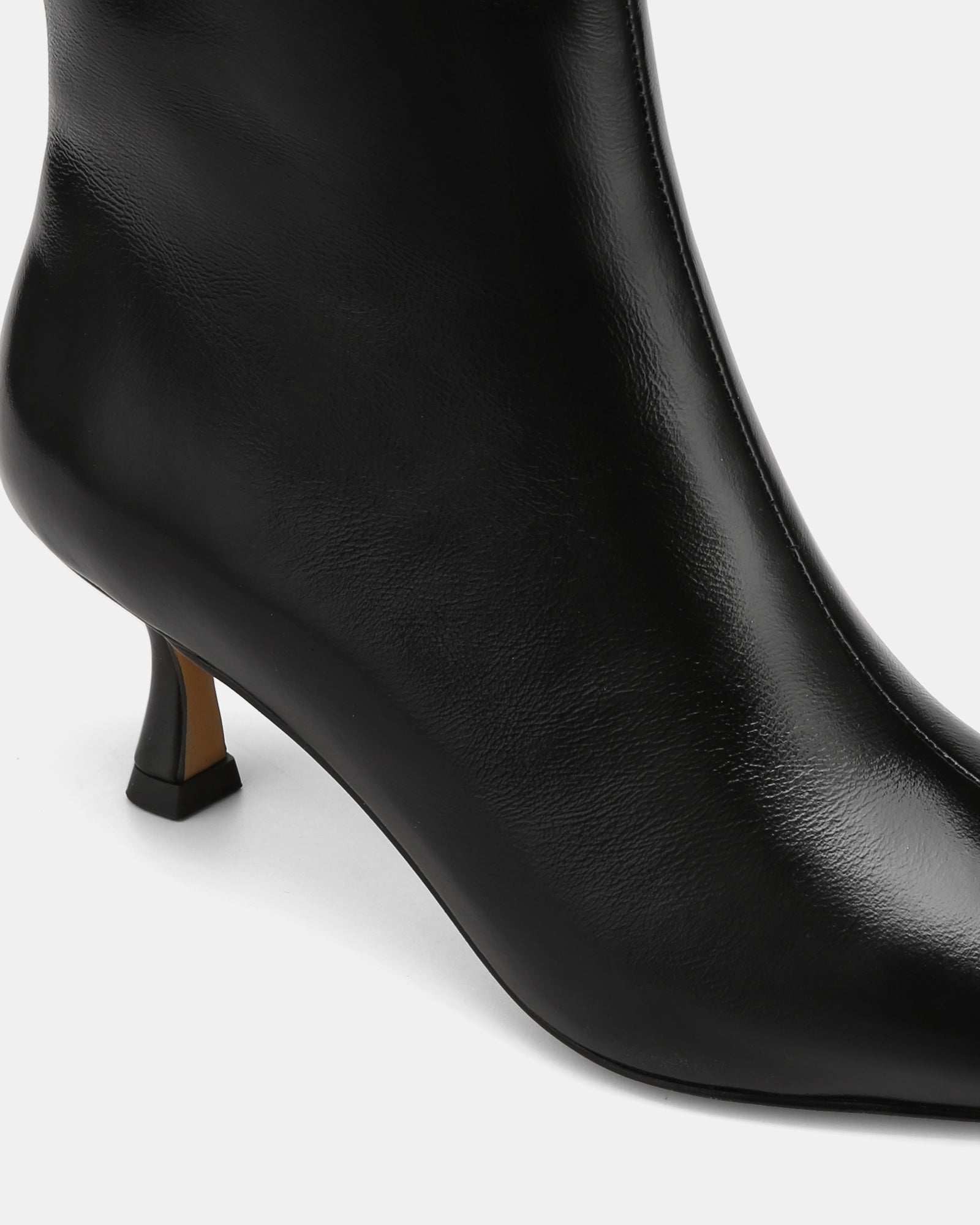 Morgan Black Patent Leather Ankle Boot