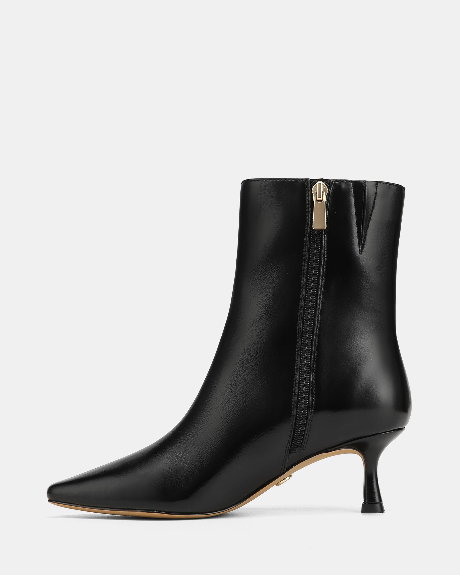 Morgan Black Patent Leather Ankle Boot