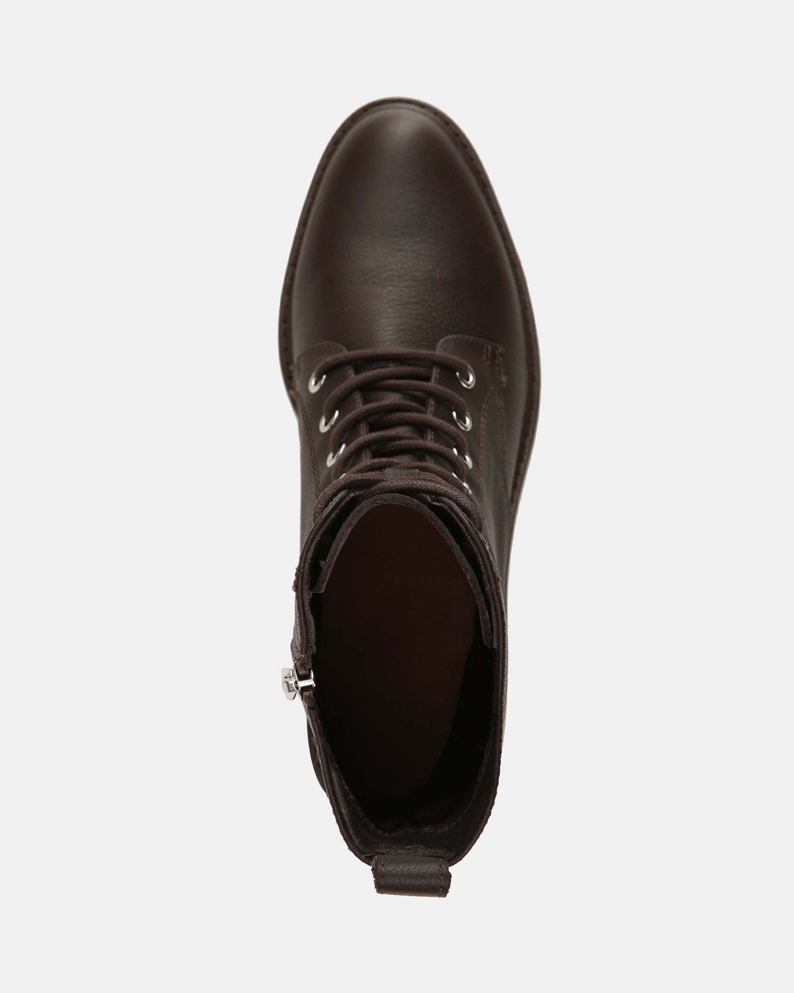 Benny Ebony Pebble Leather Ankle Boot