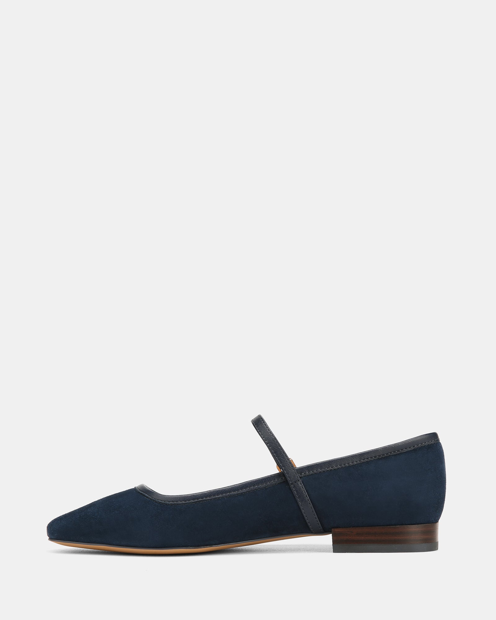Aimee Navy Suede Leather Mary Jane