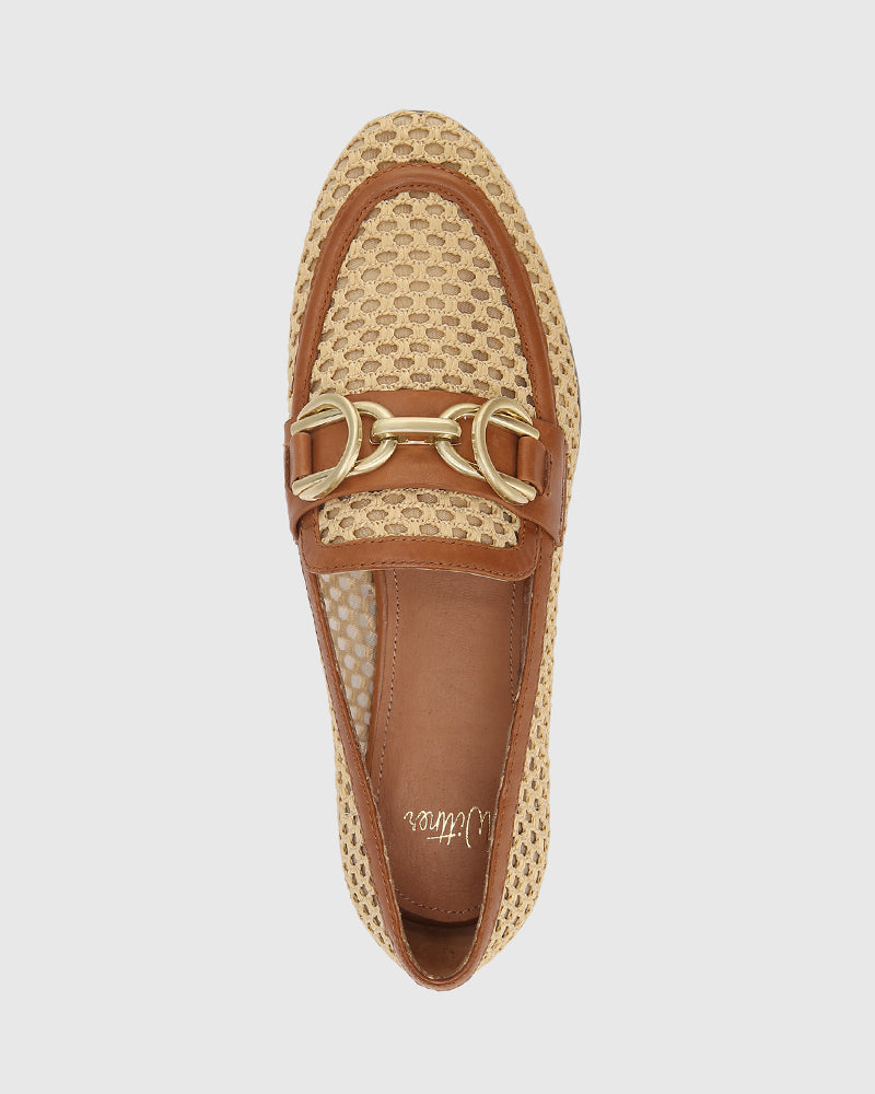 Argentina Natural Woven Textile Loafer