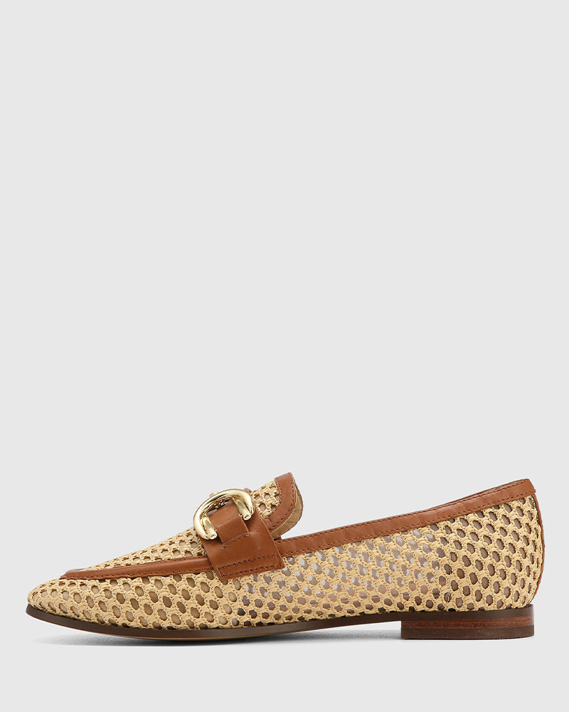 Argentina Natural Woven Textile Loafer