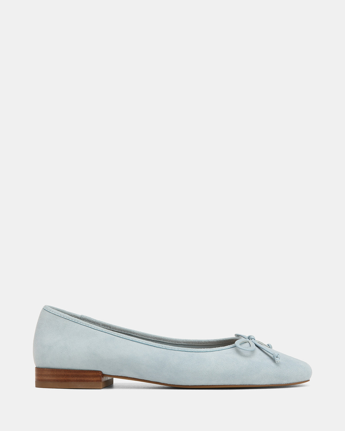 Armenia Soft Blue Suede Leather Ballet Flat