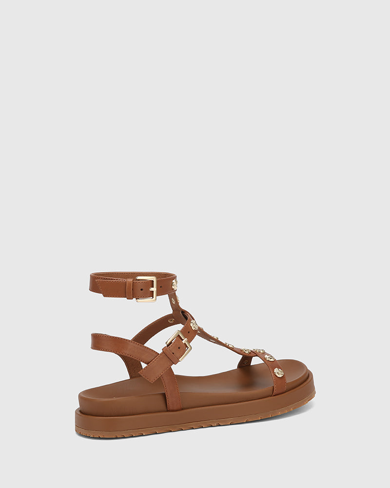 Bahir Bark Leather Sandal
