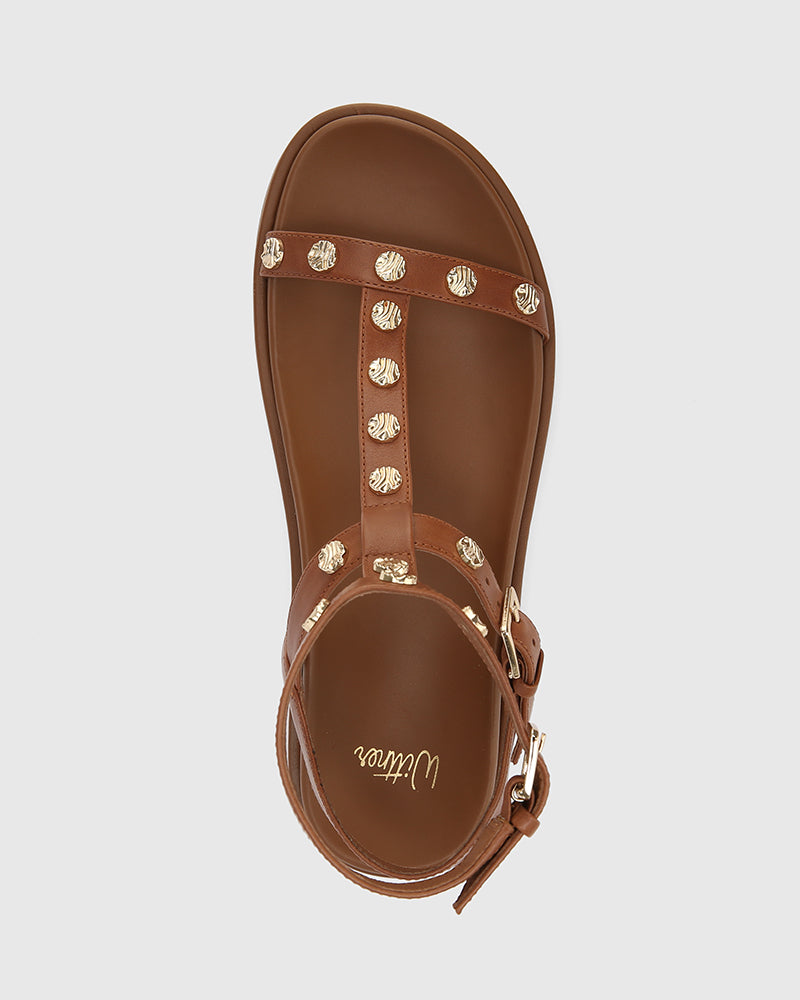 Bahir Bark Leather Sandal