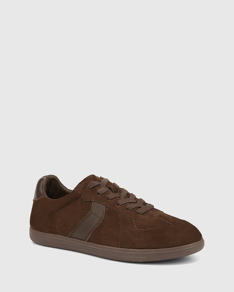 Blaze Ash Chocolate Suede Leather Sneaker