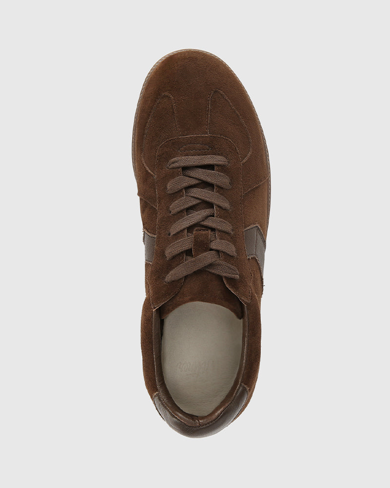 Blaze Ash Chocolate Suede Leather Sneaker