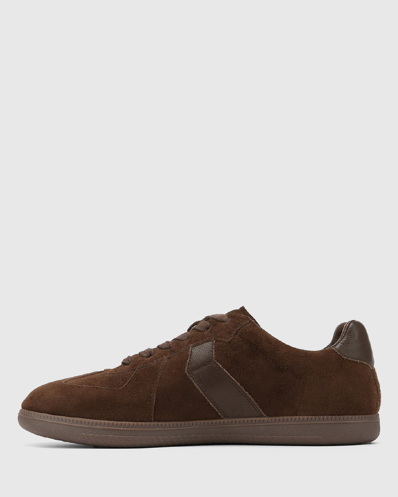 Blaze Ash Chocolate Suede Leather Sneaker