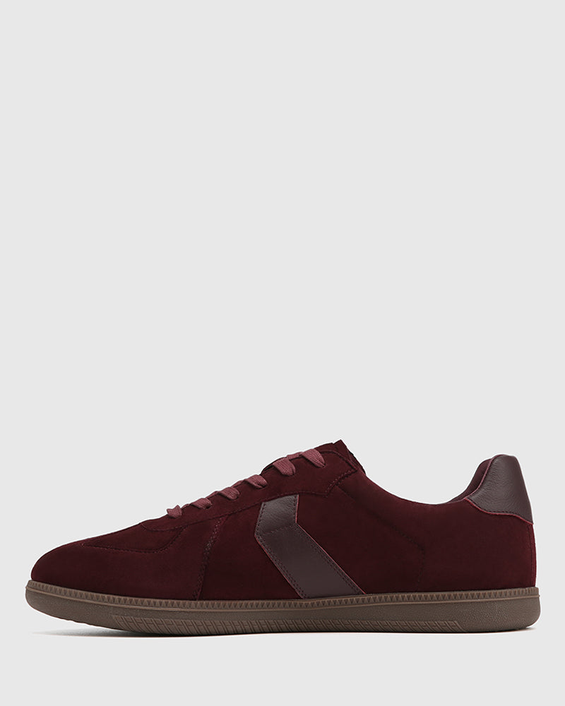 Blaze Raisin Suede Leather Sneaker
