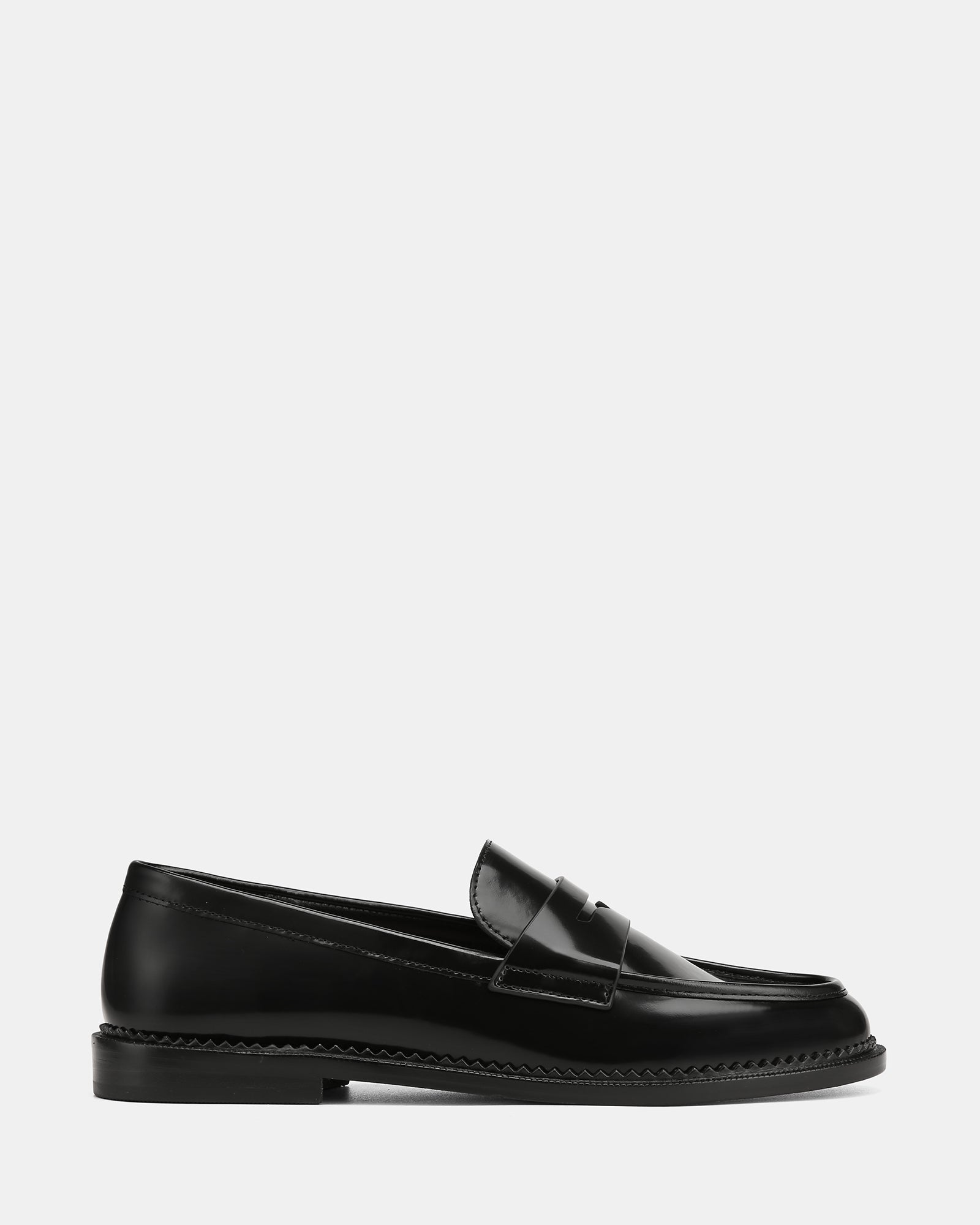 Brody Black Leather Loafer