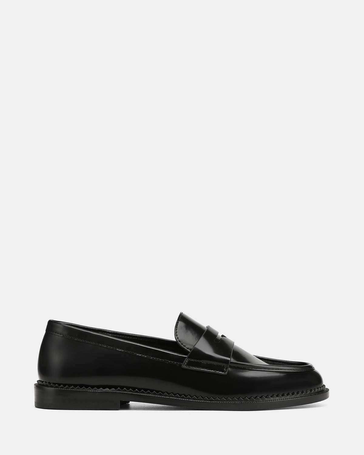 Brody Black Leather Loafer