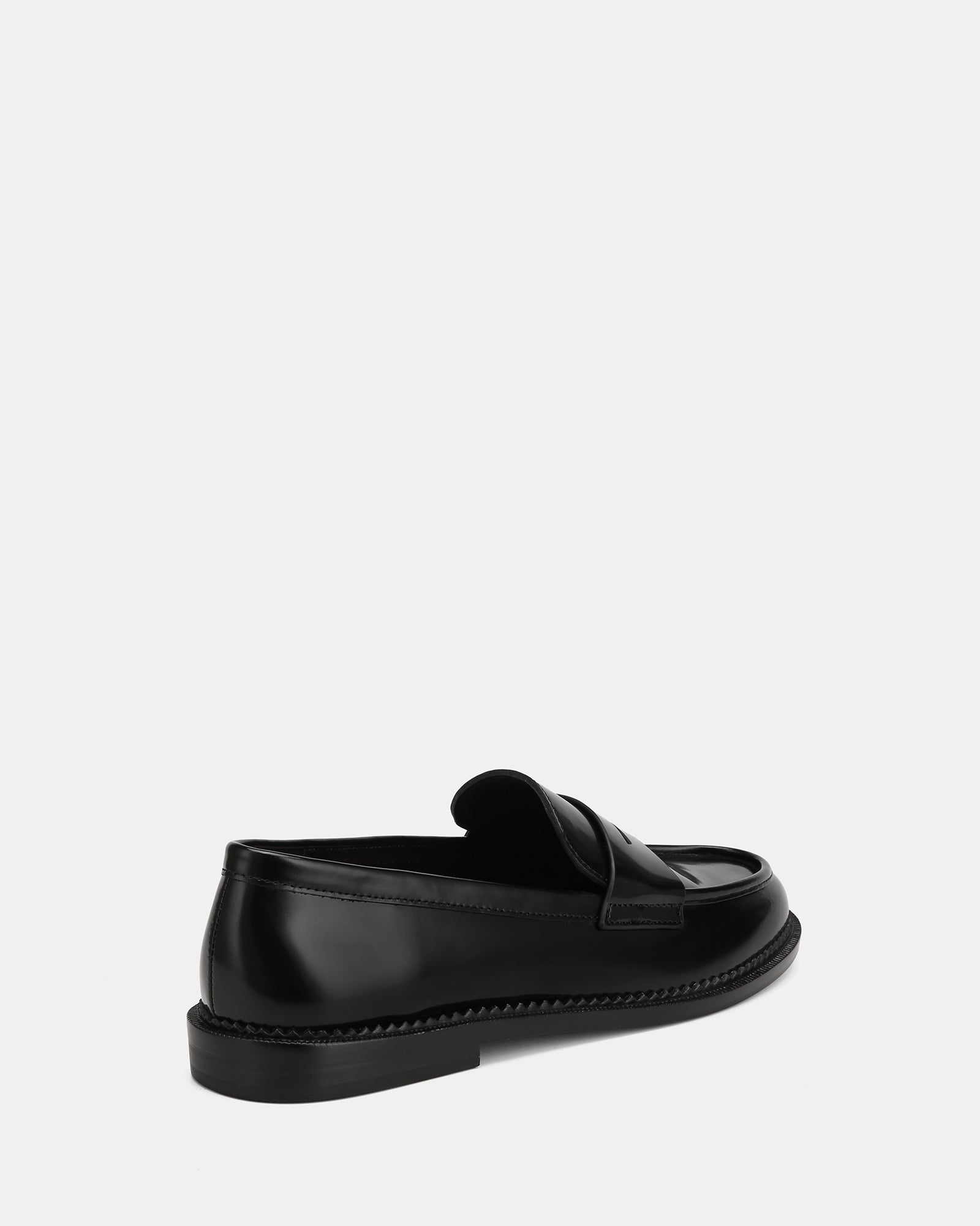 Brody Black Leather Loafer