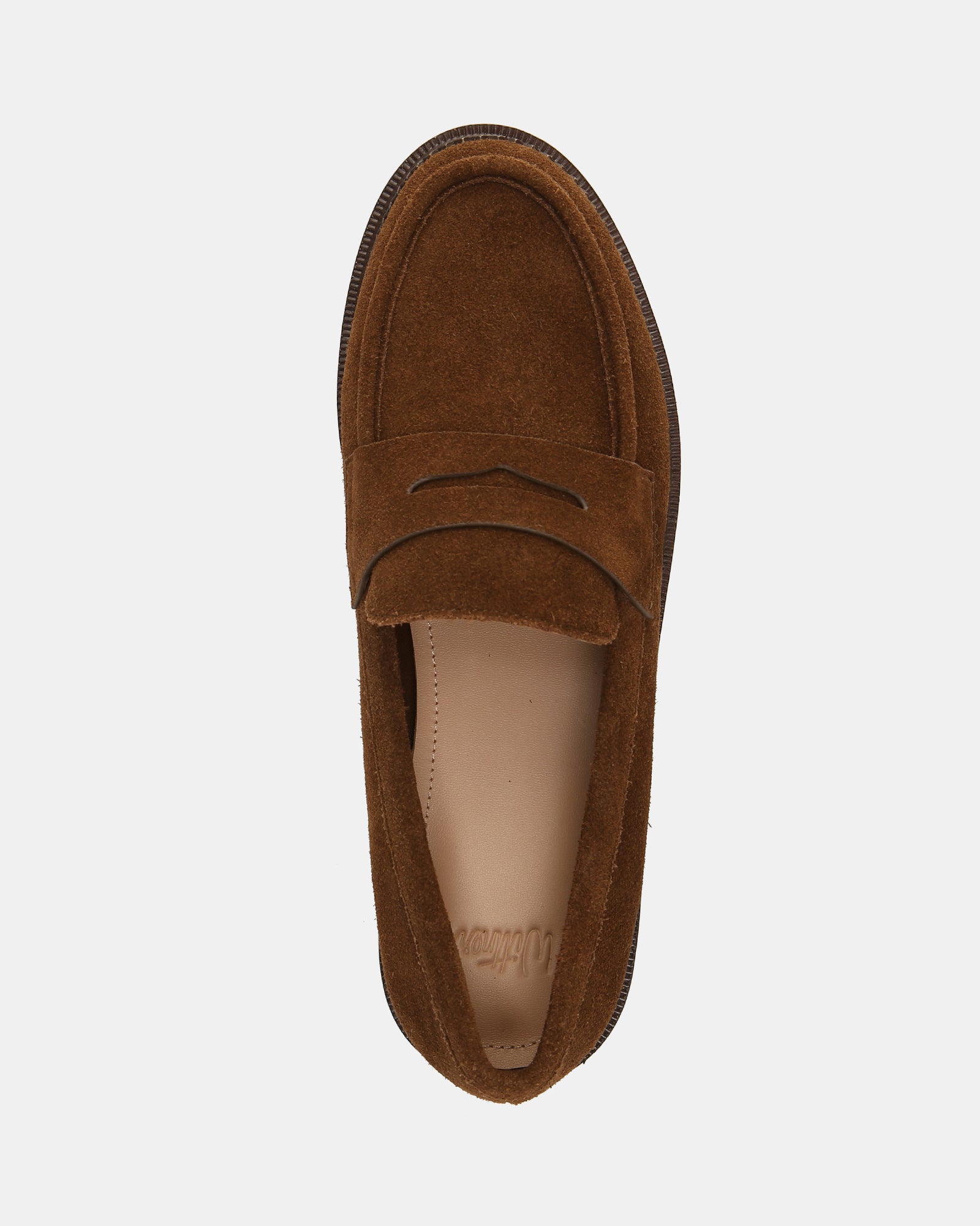 Brody Dark Brown Suede Leather loafer