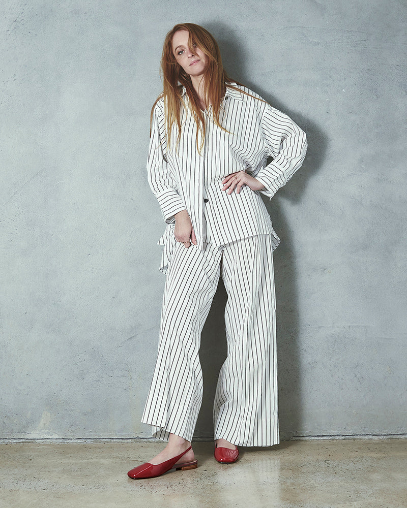 Bev Deep Red Patent Leather Slingback