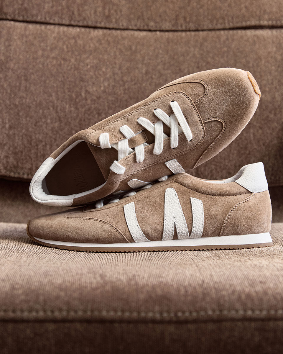 Billy Fawn Suede Leather Sneaker