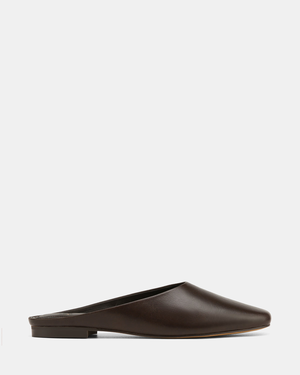 CLOVER CASUAL FLATS EBONY LEATHER