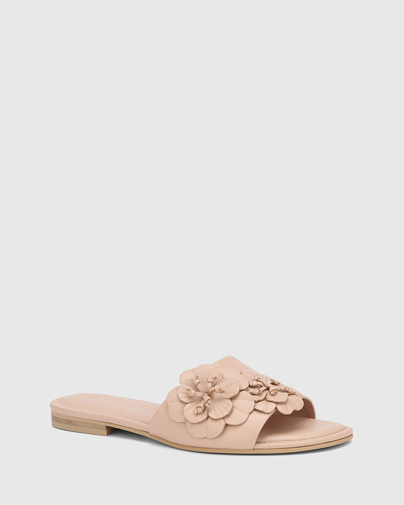 Coco Ballet Pink Leather Slide