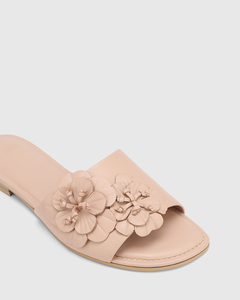 Coco Ballet Pink Leather Slide