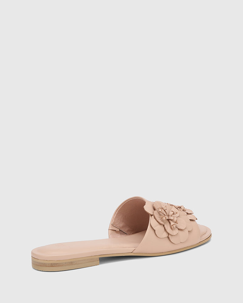 Coco Ballet Pink Leather Slide