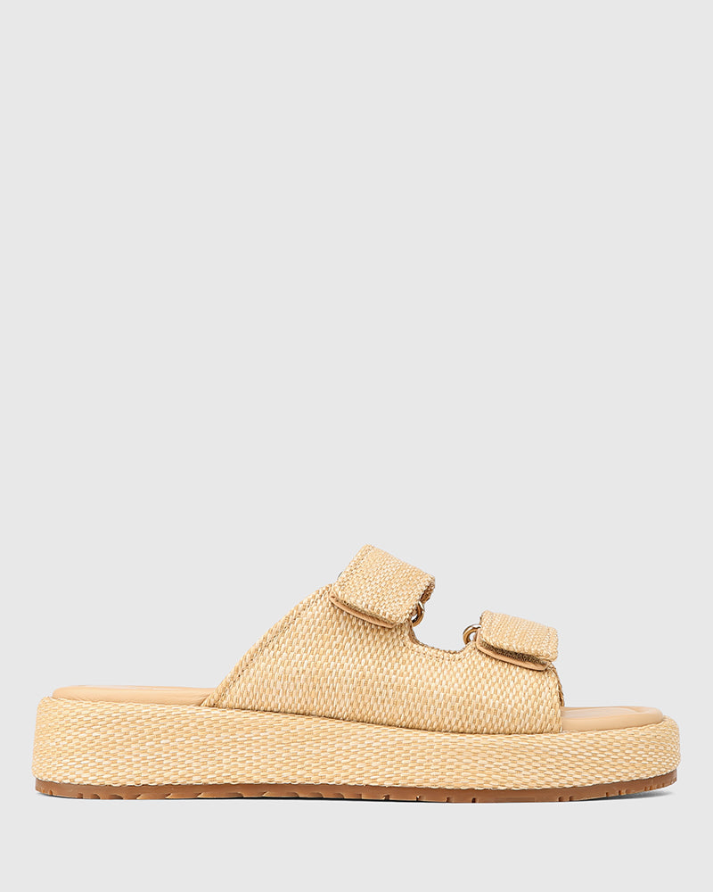 Codi Natural Woven Textile Flatform