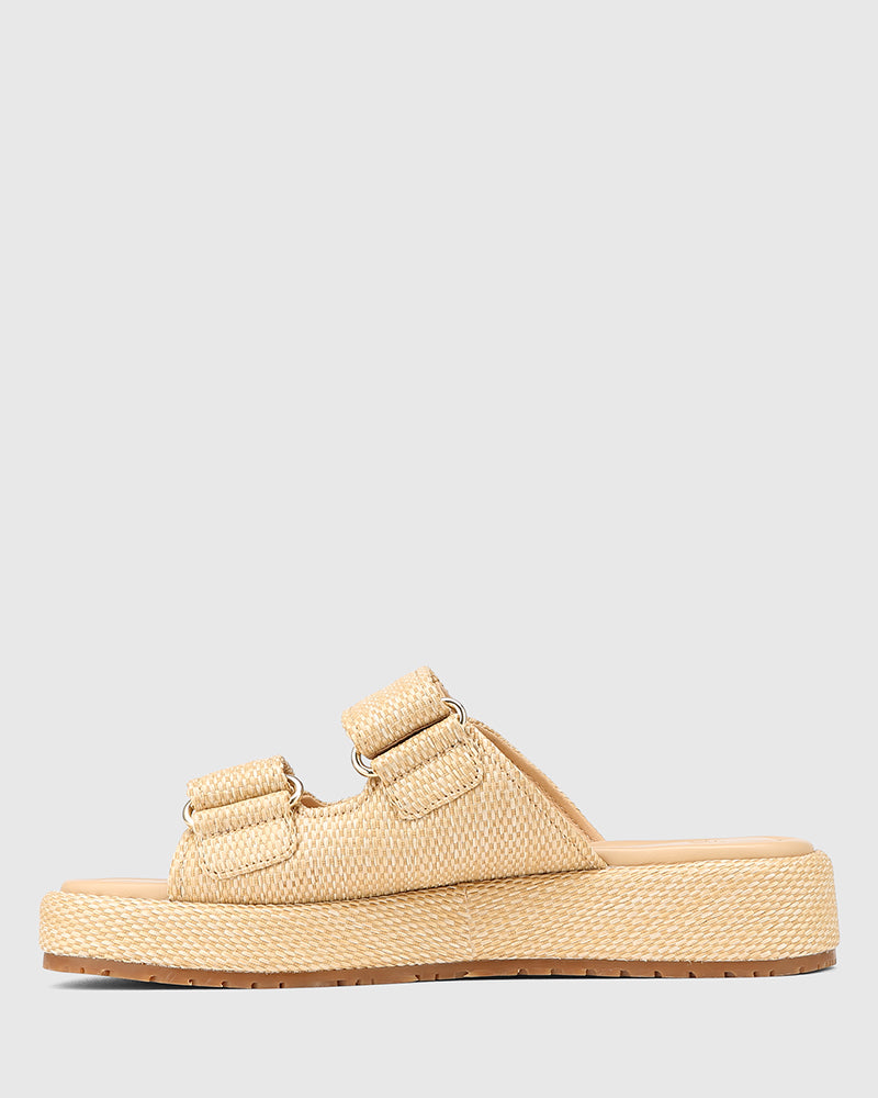 Codi Natural Woven Textile Flatform