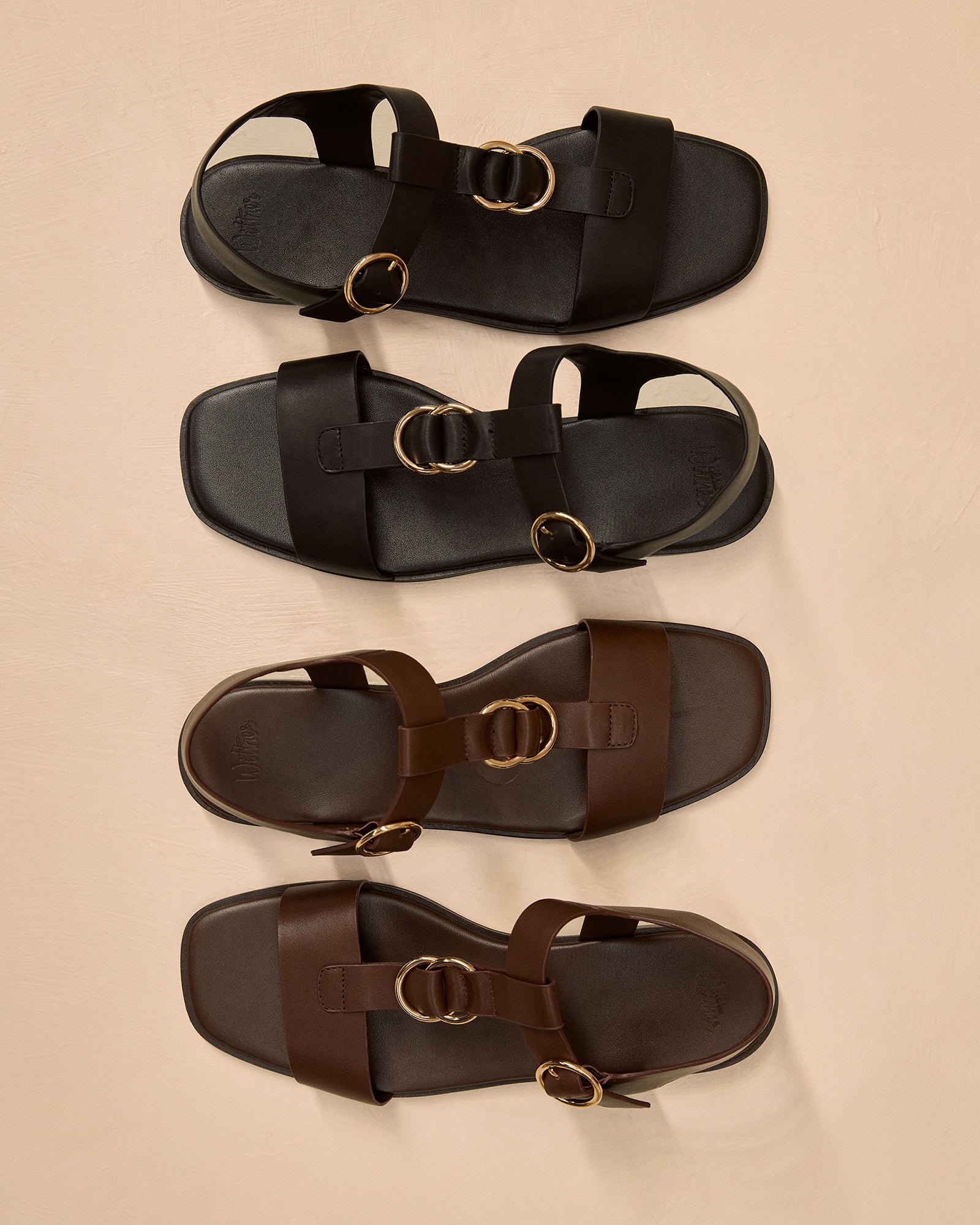 Dalia Syrup Leather Sandal