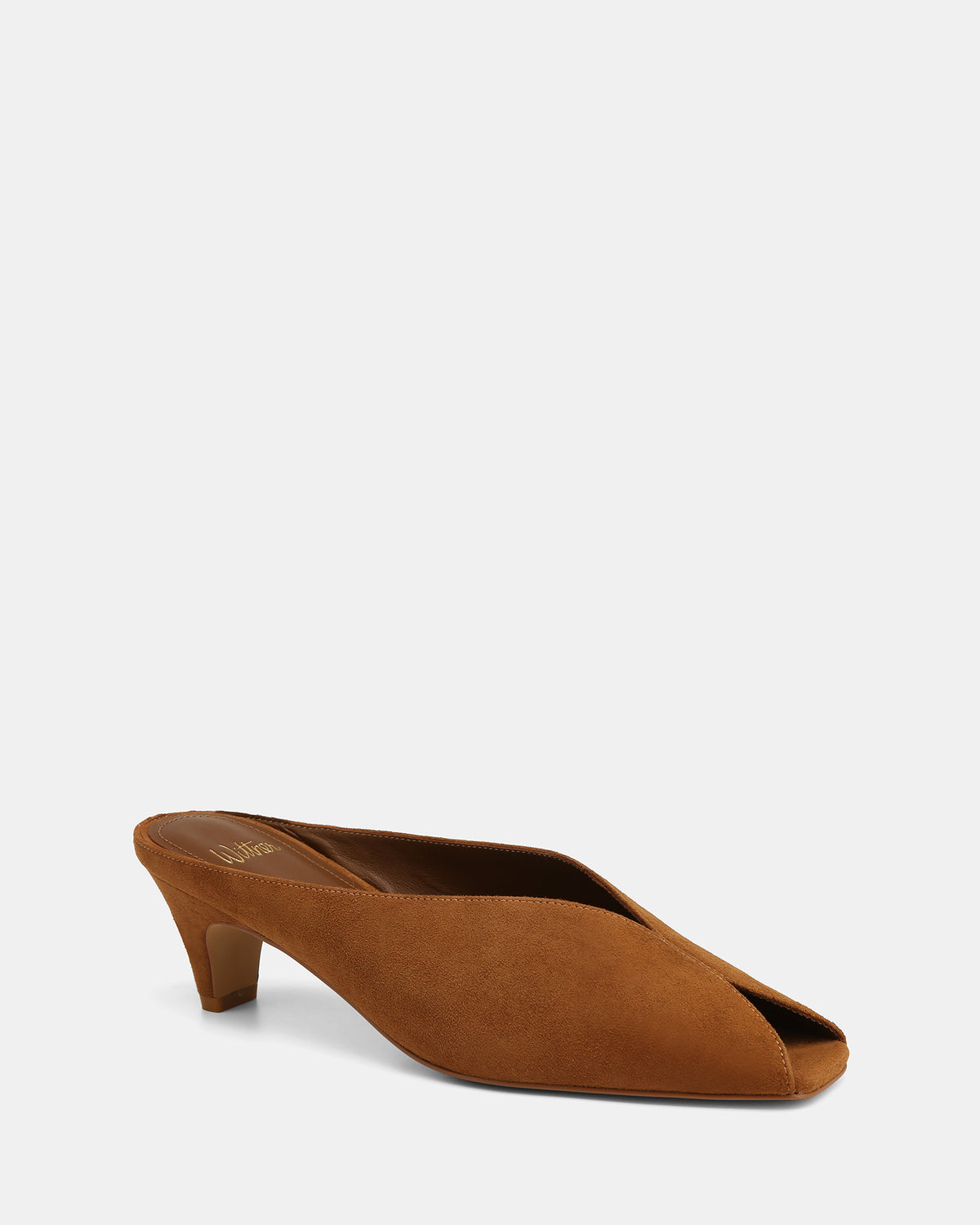 EDEN LOW HEELS BURNT ALMOND SUEDE