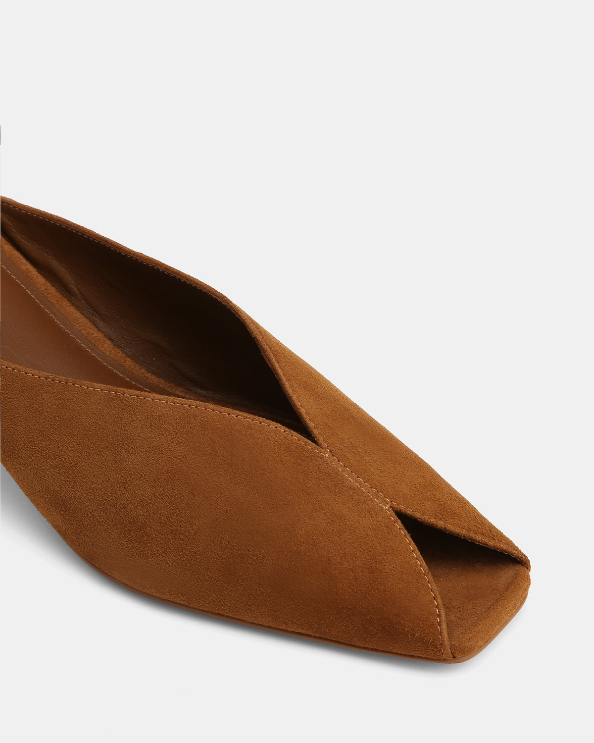 EDEN LOW HEELS BURNT ALMOND SUEDE
