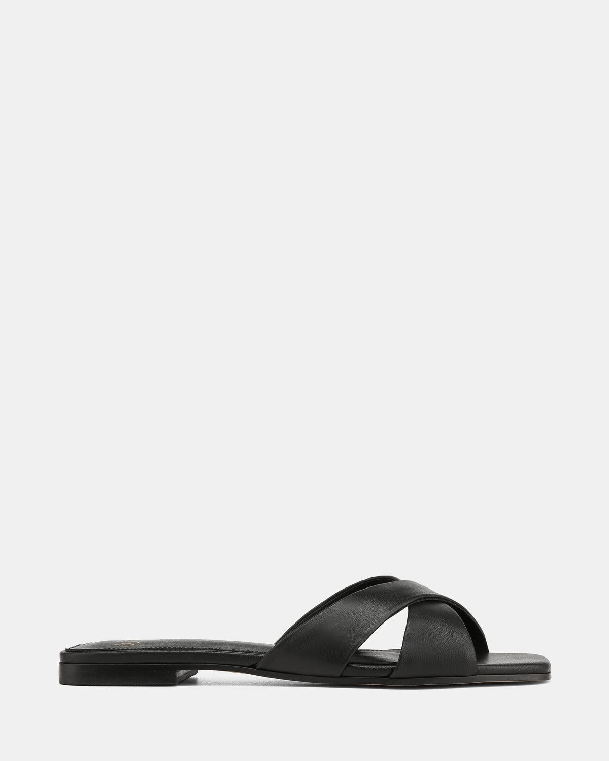 Emery Black Leather Sandals