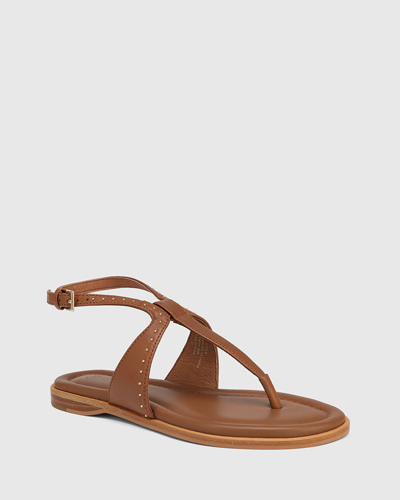 Espen Bark Leather Thong