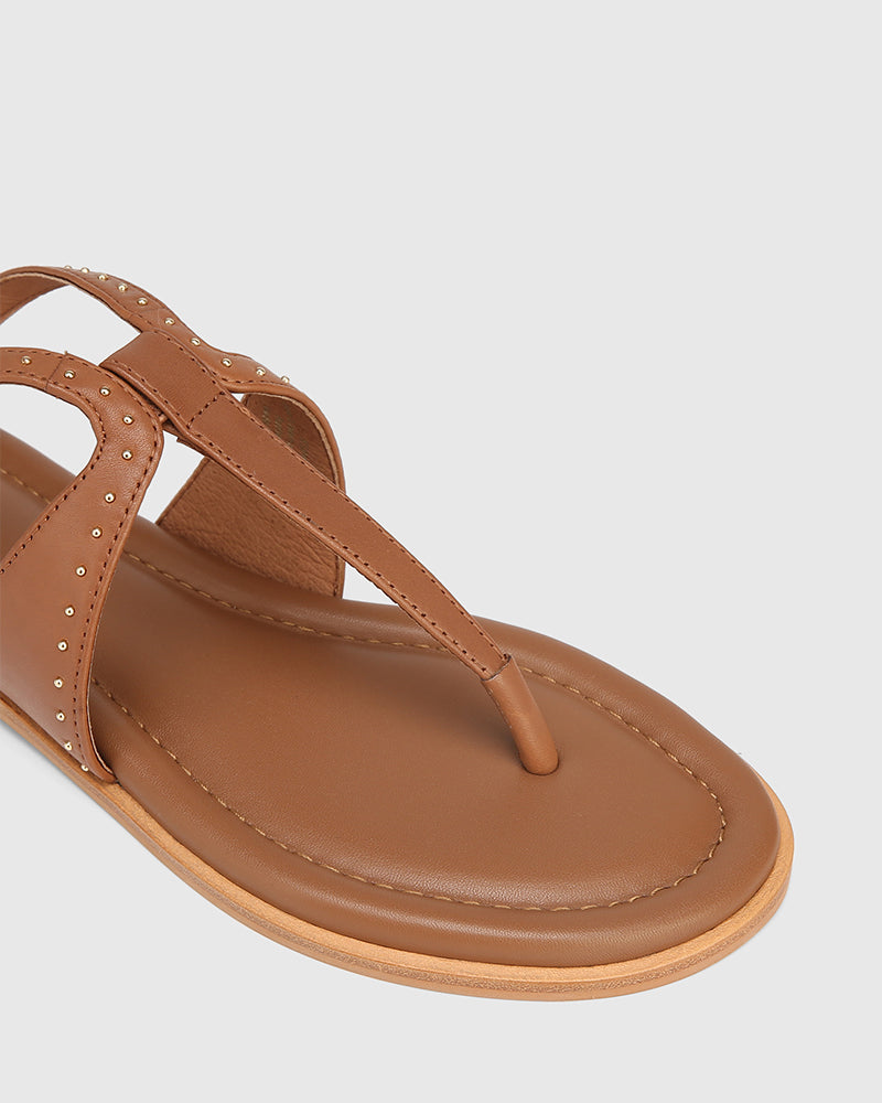 Espen Bark Leather Thong