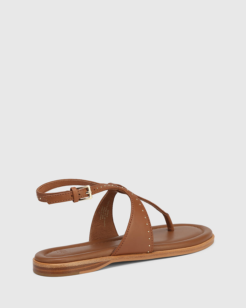 Espen Bark Leather Thong