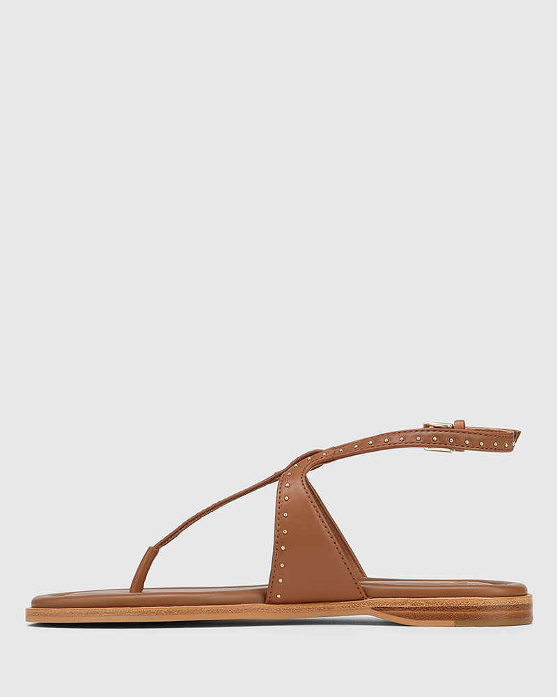 Espen Bark Leather Thong