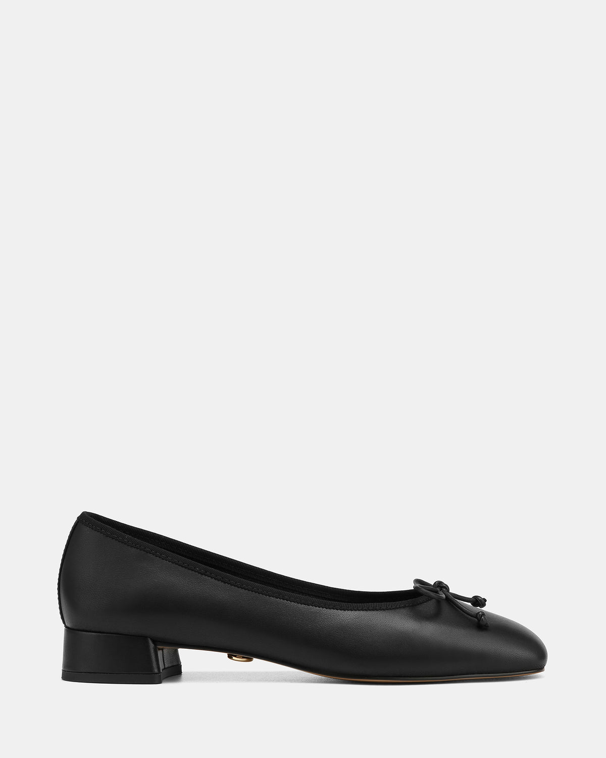 EVE CASUAL FLATS BLACK LEATHER