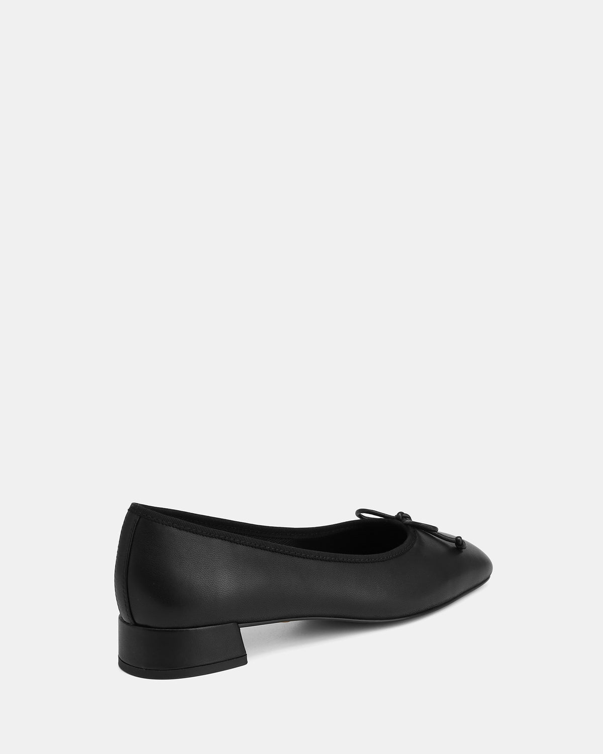 EVE CASUAL FLATS BLACK LEATHER