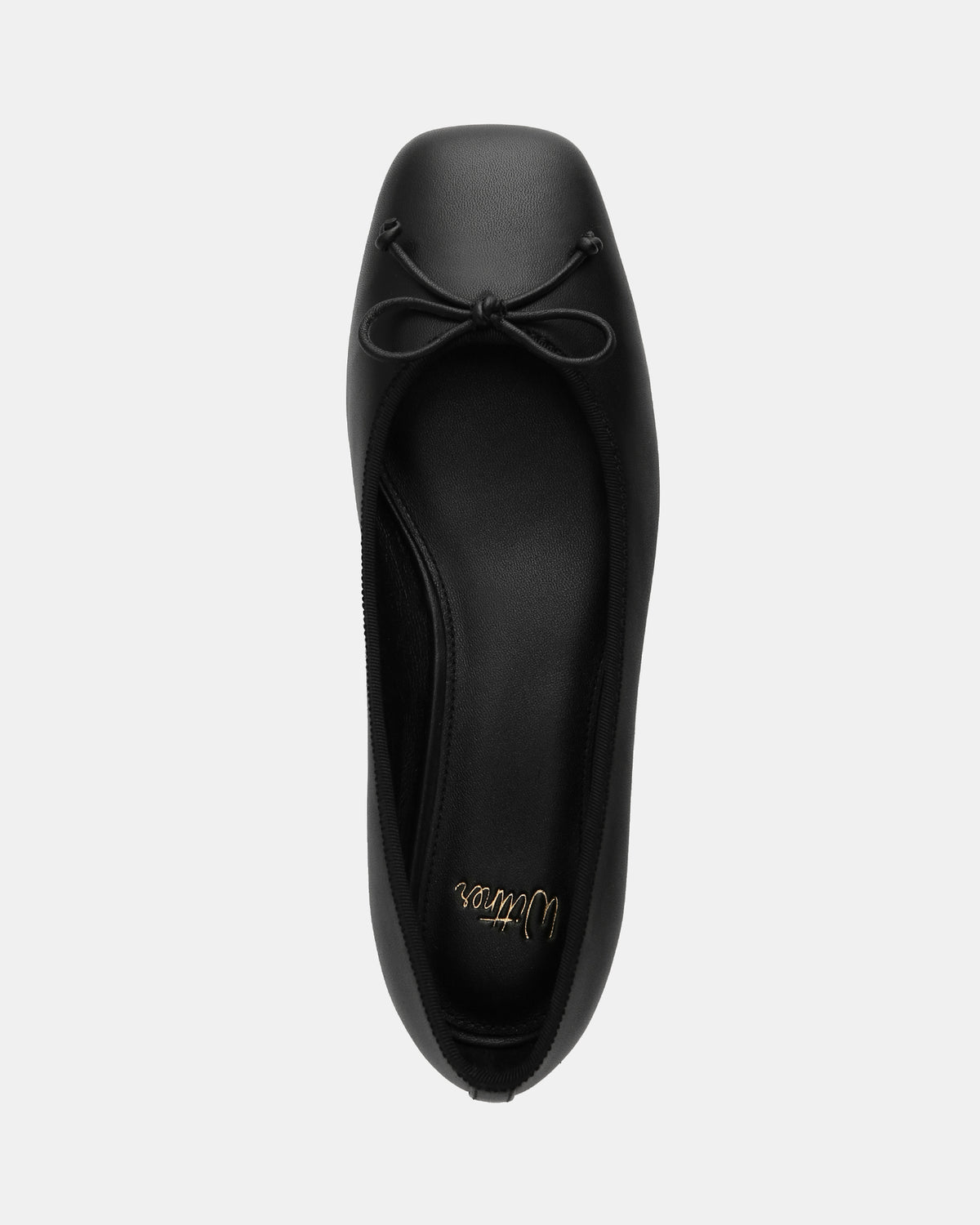 EVE CASUAL FLATS BLACK LEATHER