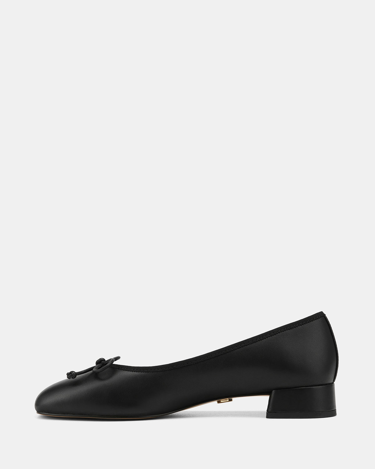 EVE CASUAL FLATS BLACK LEATHER