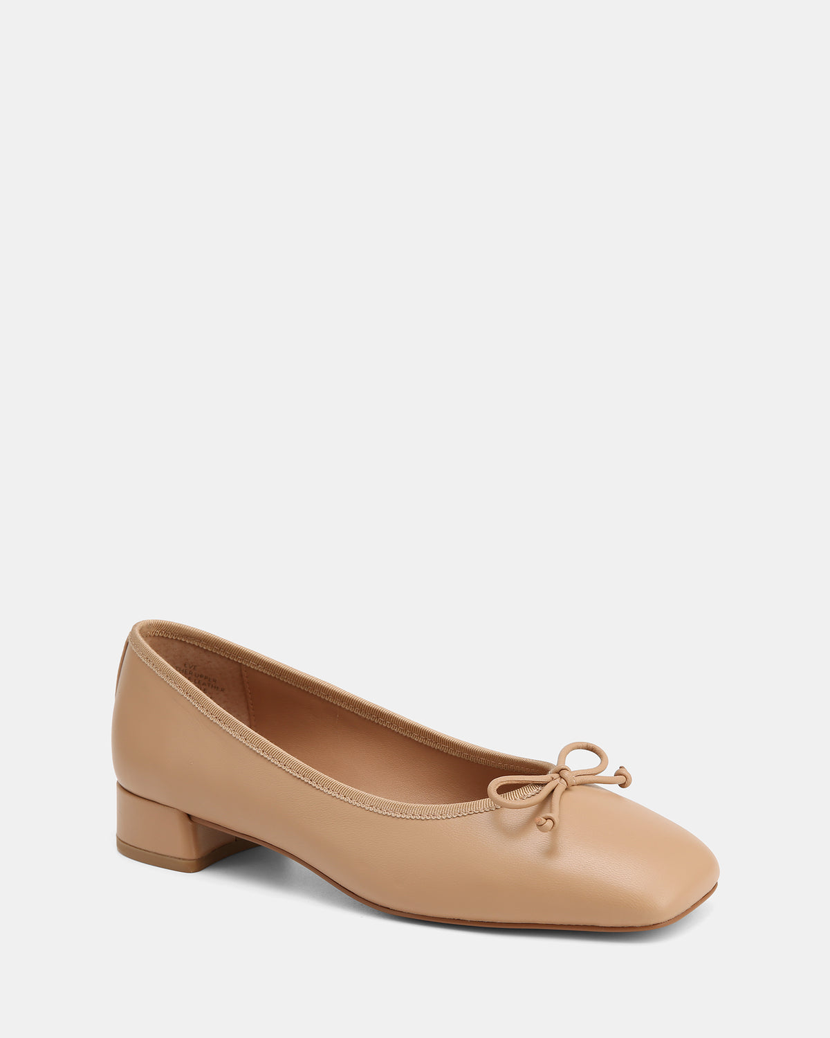 EVE CASUAL FLATS NUDE LEATHER