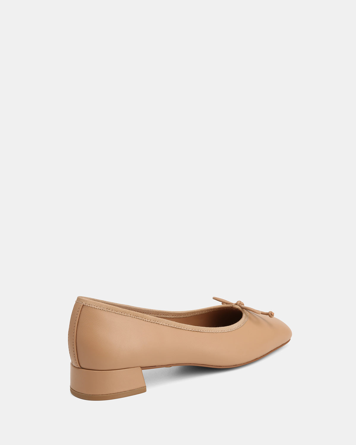 EVE CASUAL FLATS NUDE LEATHER