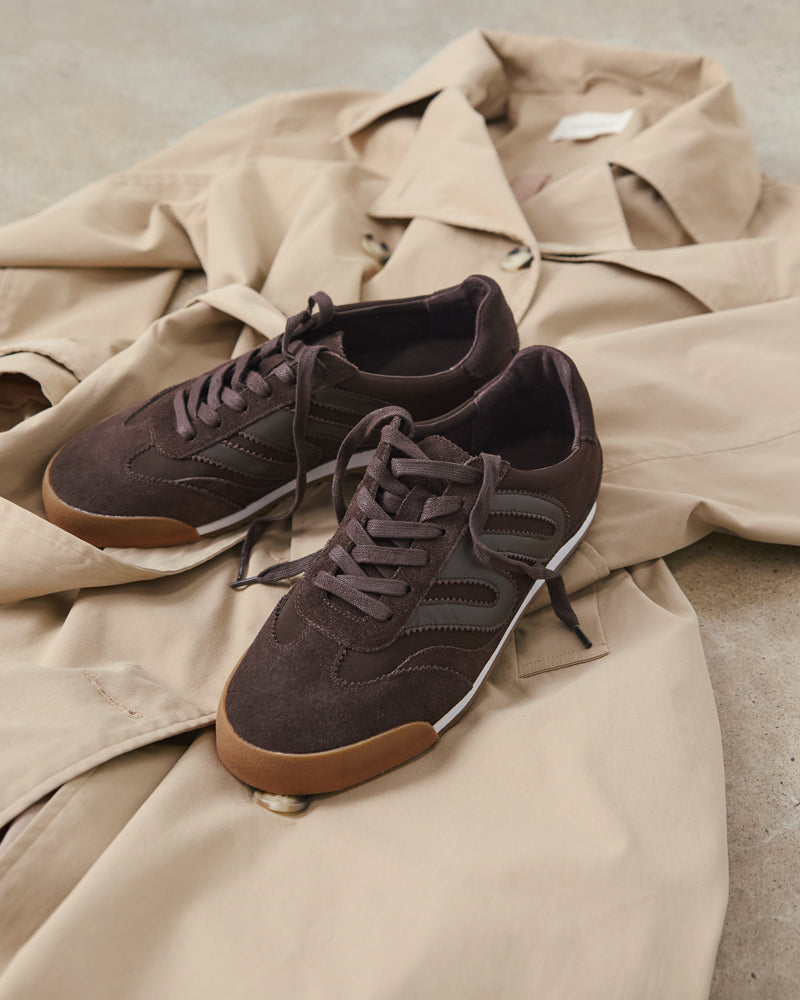 Exceed Espresso Textile Sneaker