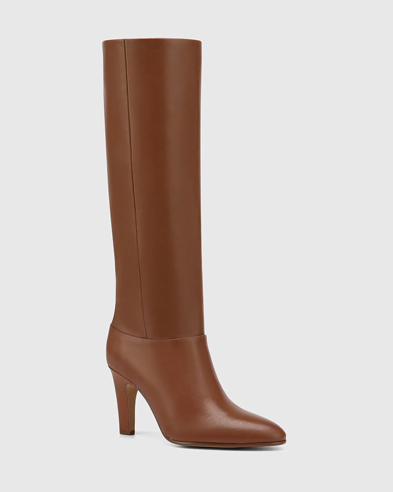 Roseberry Havana Tan Leather Long Boot