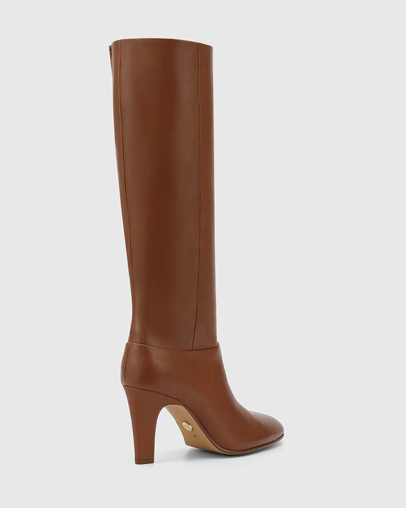Roseberry Havana Tan Leather Long Boot