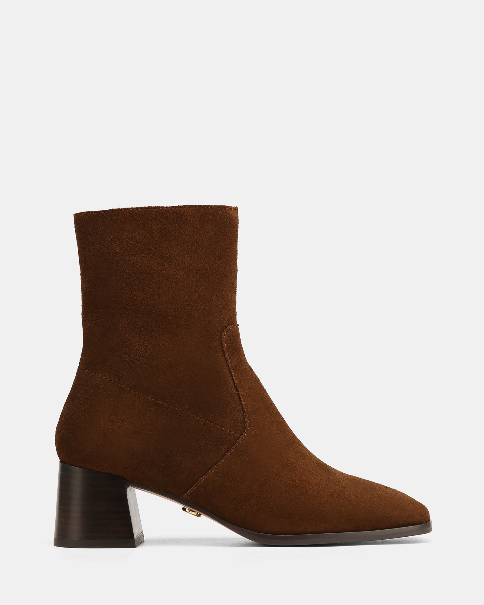 Gaylen Dark Brown Suede Leather Ankle Boot