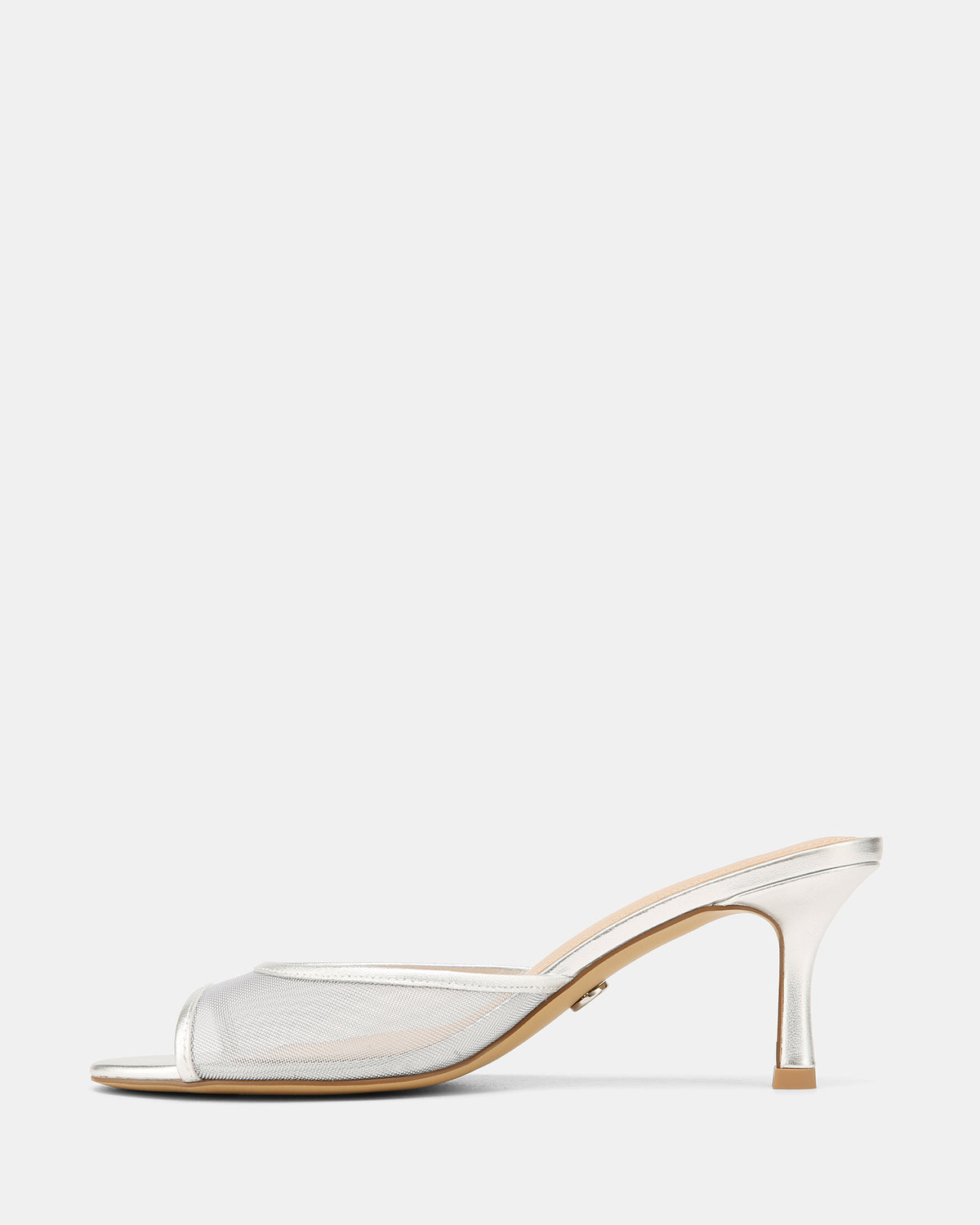 Gem Silver Low Heels