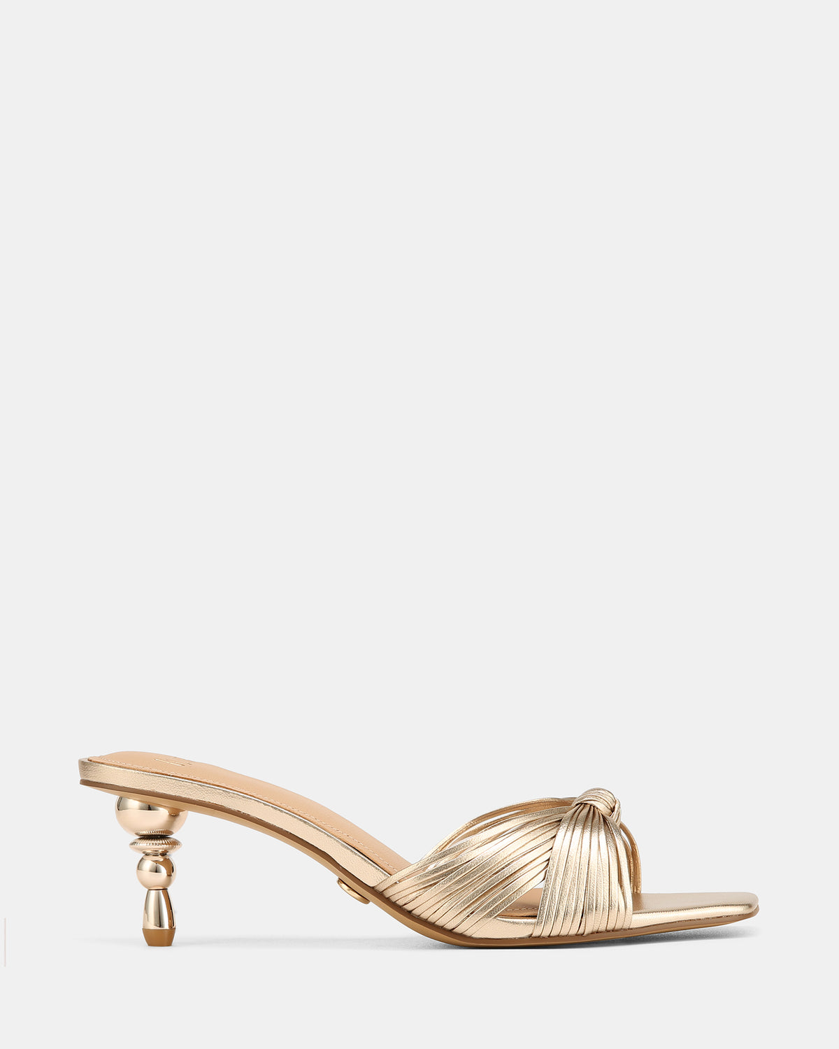 Gilda Champagne Metallic low Heel