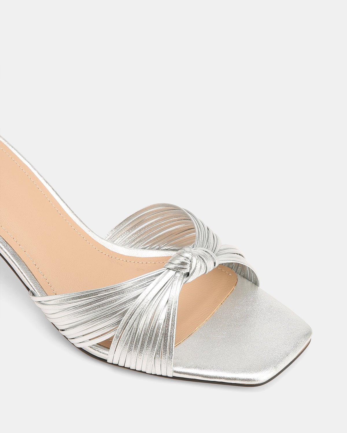 Gilda Silver Metallic Low Heels