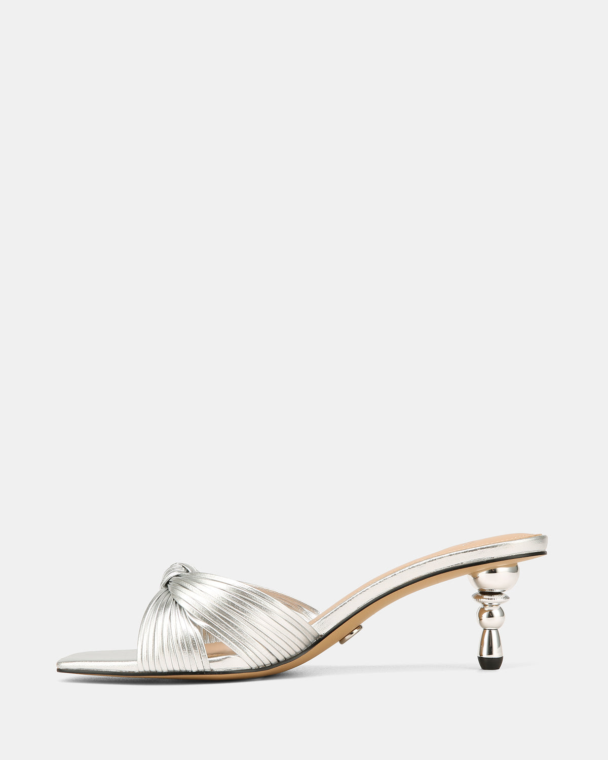 Gilda Silver Metallic Low Heels